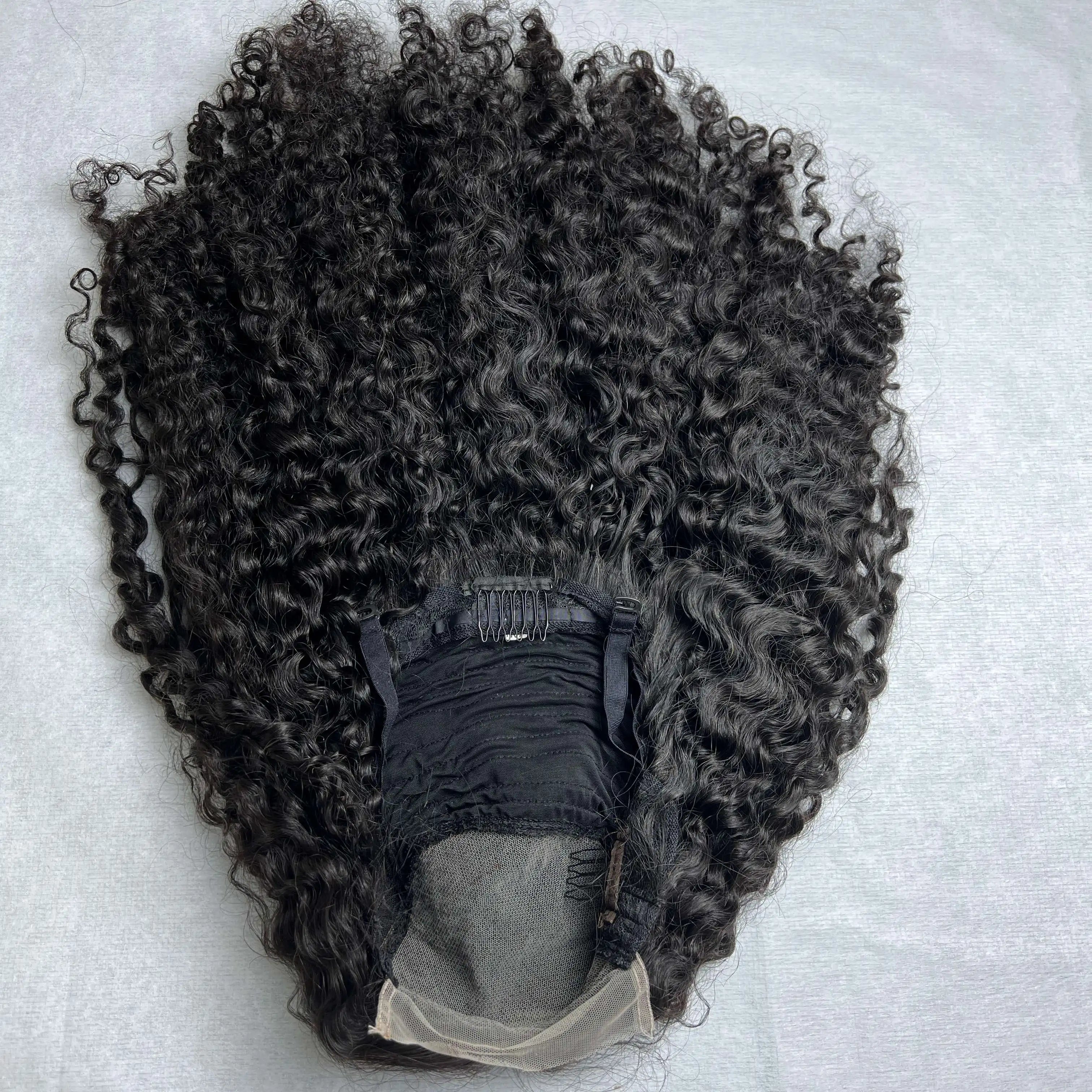 CDYHAIRVN Wholesale Factory Burmese Curly Bundles 100% Vietnamese Raw Human Hair Wig Transparent HD for Women 150%-250%