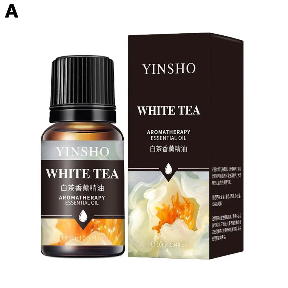 16 Flavors Essential Oils Water-soluble Lavender Rose Car Air Fresheners Perfume Refill Aroma Diffuser AirHumidifier Home 10ML