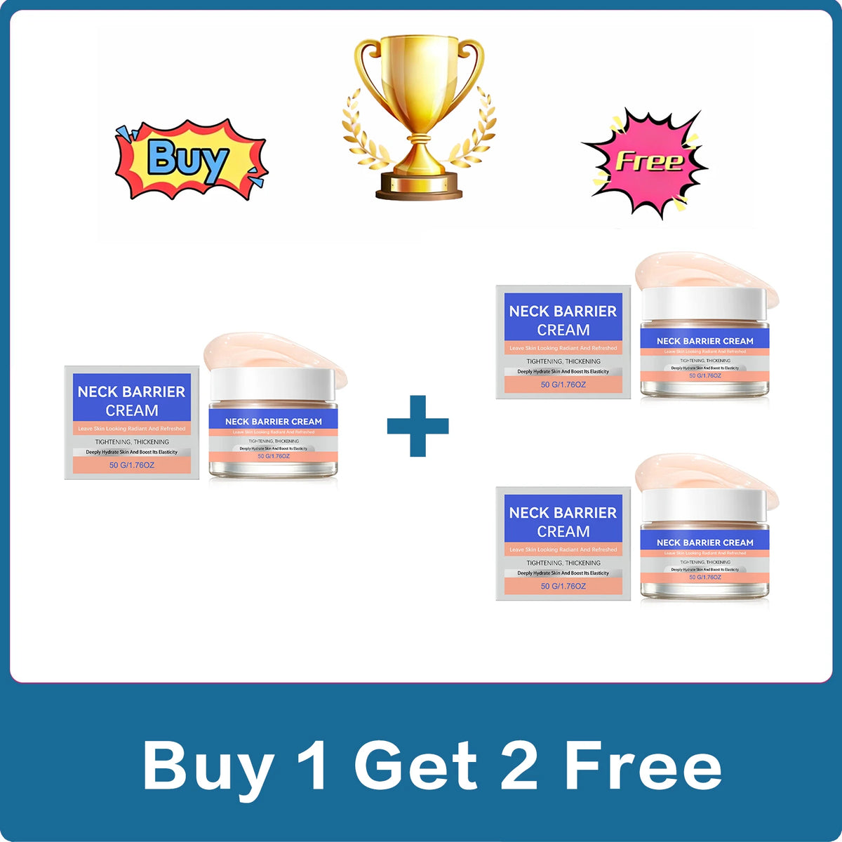 Neck Firming Massage Cream Deep Moisturizing Neck Lines Smoothing Skin Tightening Gentle Hydrating Soft Smooth Daily Neck Care