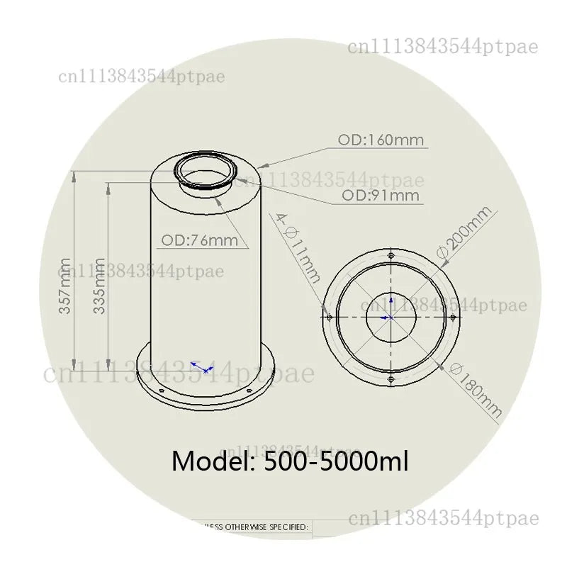 A vertical filling machine piston assembly