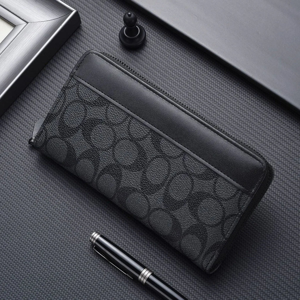 Leather Wallet Men RFID Blocking Bifold Front Pocket Wallet Minimalist Credit Card Holder Cash Money Clip