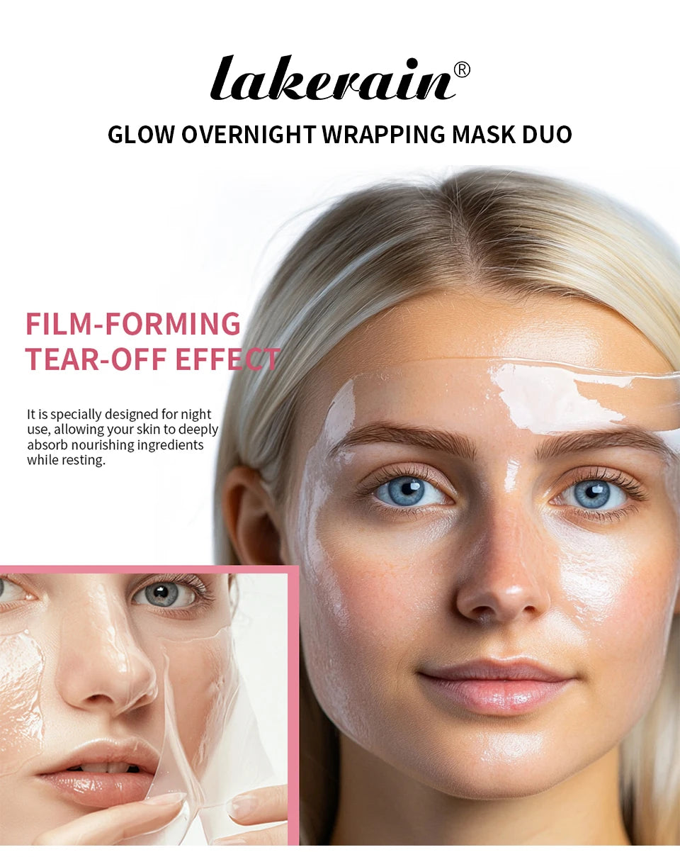 Korean Turmeric Collagen Bio Pack Night Mask Peel Off Sleeping Mask Anti-Aging Lifting Moisturizing Deep Repair Facial Skin Care