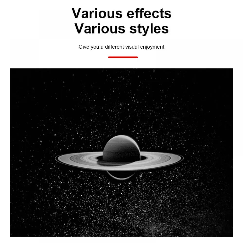 USB Galaxy Projector Light Car Roof Projection Lamp Atmosphere Ambient Light Saturn Starry Star Light Party Decor Romantic Light
