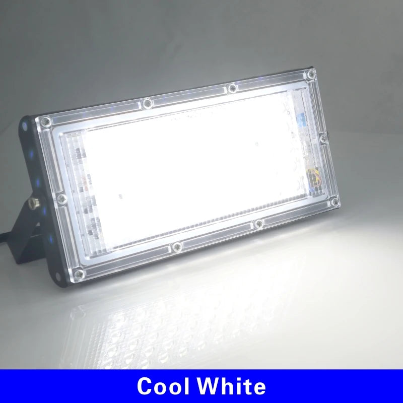 2pcs/lot 50W Led Flood Light AC 220V 230V 240V Outdoor Floodlight Spotlight IP65 Waterproof LED Street Lamp Landscape Lighting