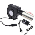 220V BBQ Fan Small Blast Engine with Air Collecting Adjustable Speed Cooking Tool US/EU Plug Handheld Barbecue Blower Camping