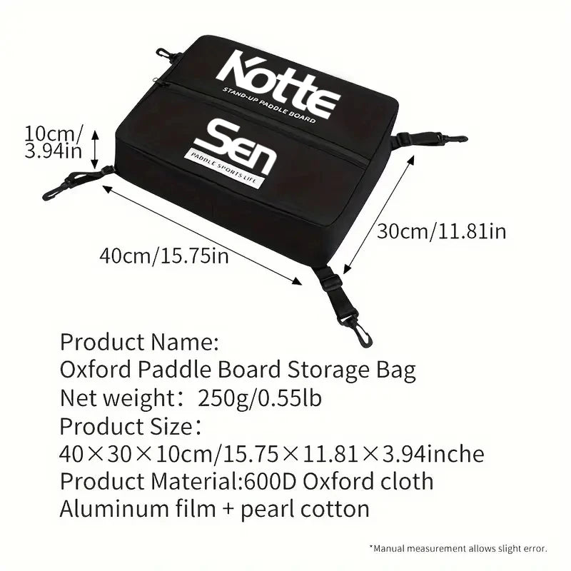 Kottesen Surfboard Headboard Storage Bag Deck Bag Paddle Board Storage Surfing Accessories Swimming Portable Sports Bag Thermostatic Bag