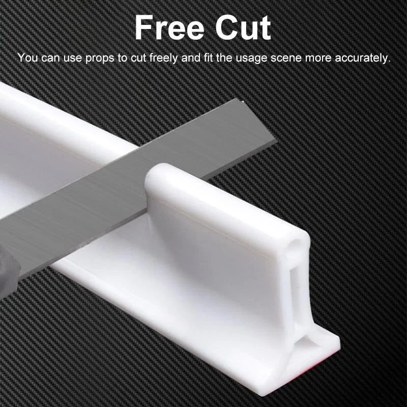 Bathroom Water Stopper Shower Barrier Door Threshold Water Blocking Wash Basin Splashproof Bendable Silicone Sealing Dam Barrier
