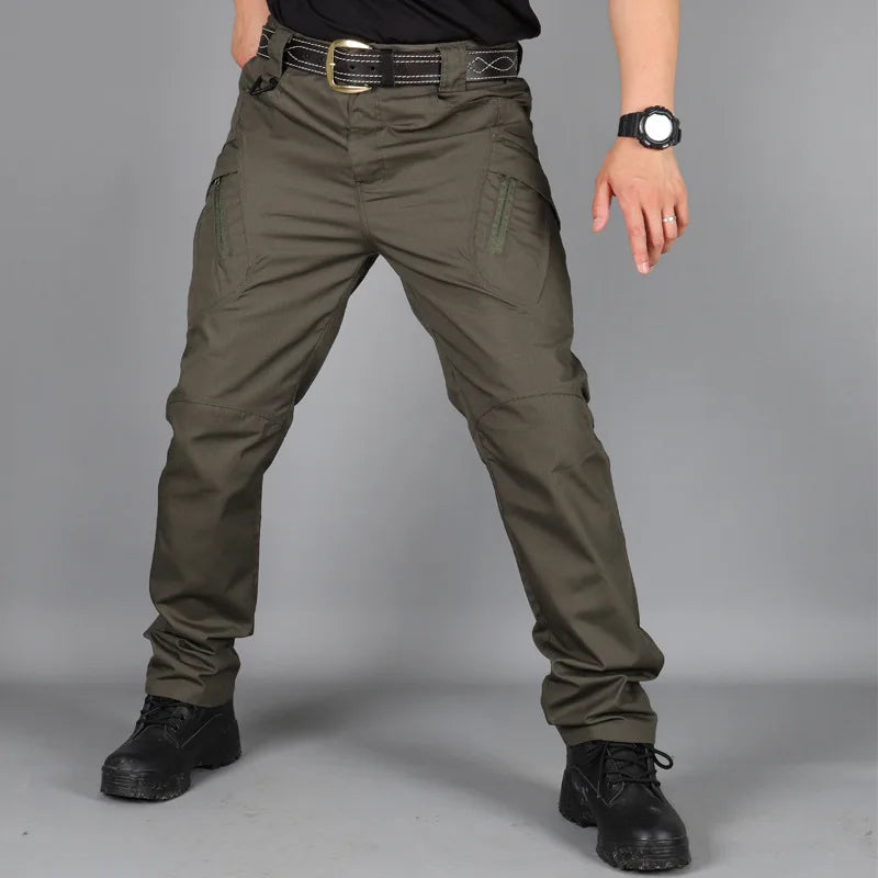 Tactical Cargo Pants Men Combat Trousers Cargo Pants Multiple Pockets Working Hiking Casual Men's Trousers Plus Size 6XL