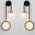 Modern Led Wall Lamp Nordic Sconce Round Lighting Luxury Rotatable Corridor Bedside Hallway Living Room Dining Indoor Deco Light