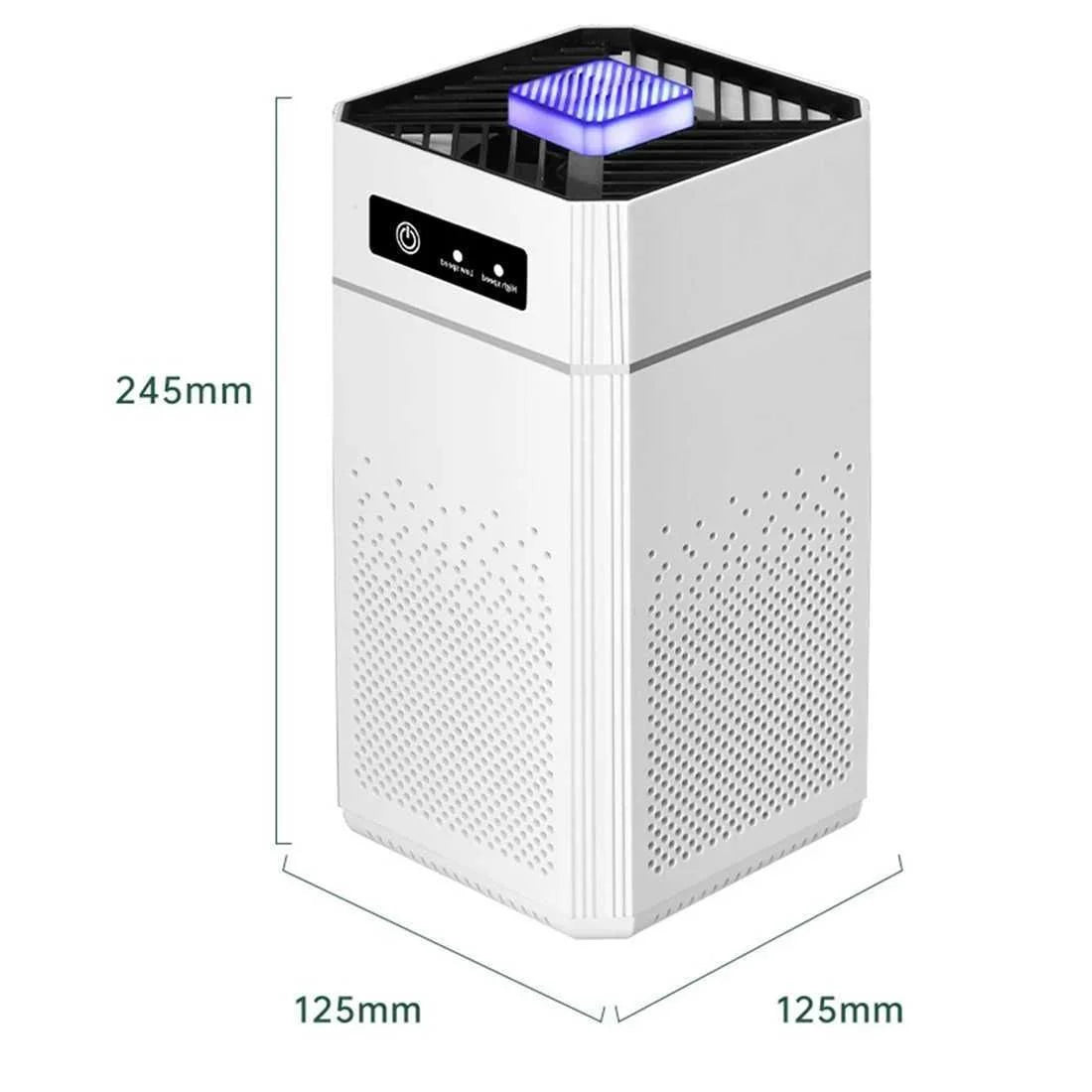 Air Purifier for Home Allergies Pet Hair 3-in-1 Air Purifiers Cleaner with Fragrance Sponge for Better Sleep