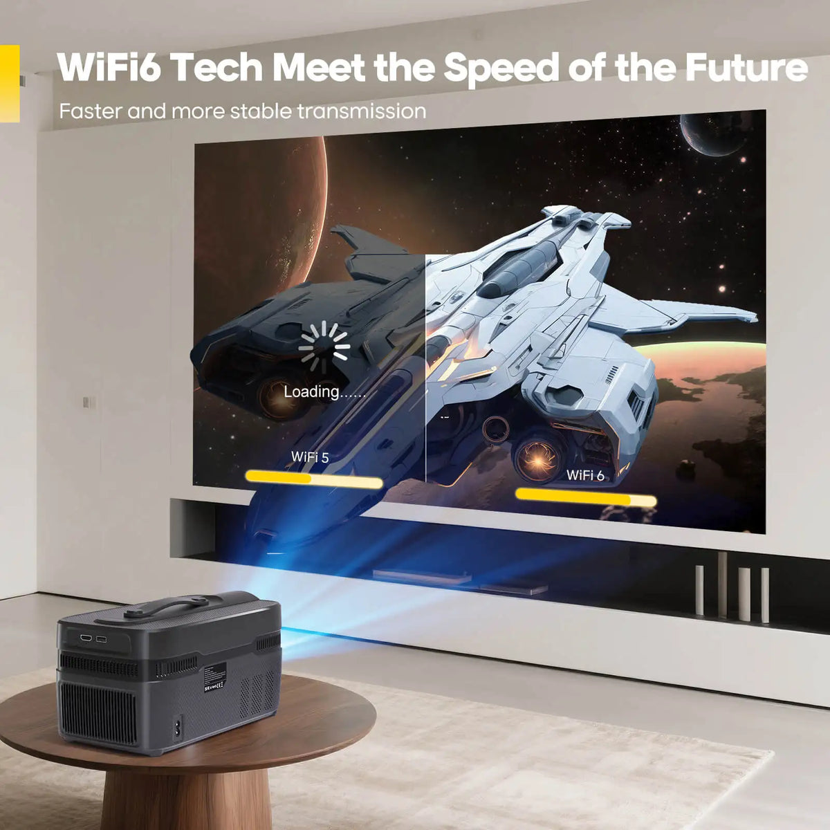 Magcubic 900ANSI HY450 C Auto Focus Projector 8K 1080P Ultra Short Throw Allwinner H726 BT5.4 Auto Offset Home Theater Voice