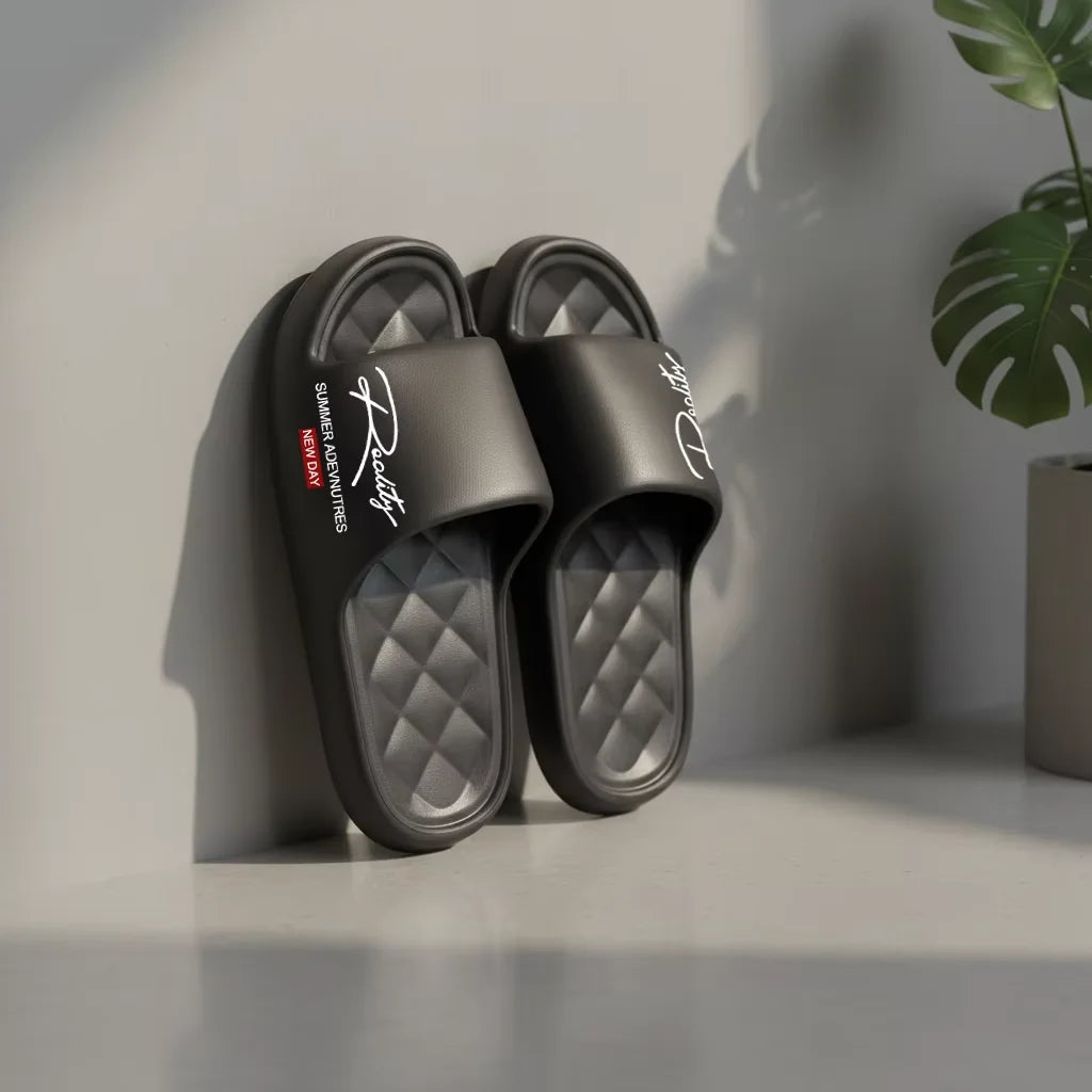 Summer innovative design EVA men's shoes, soft and lightweight home slippers, suitable for indoor and outdoor leisure activities