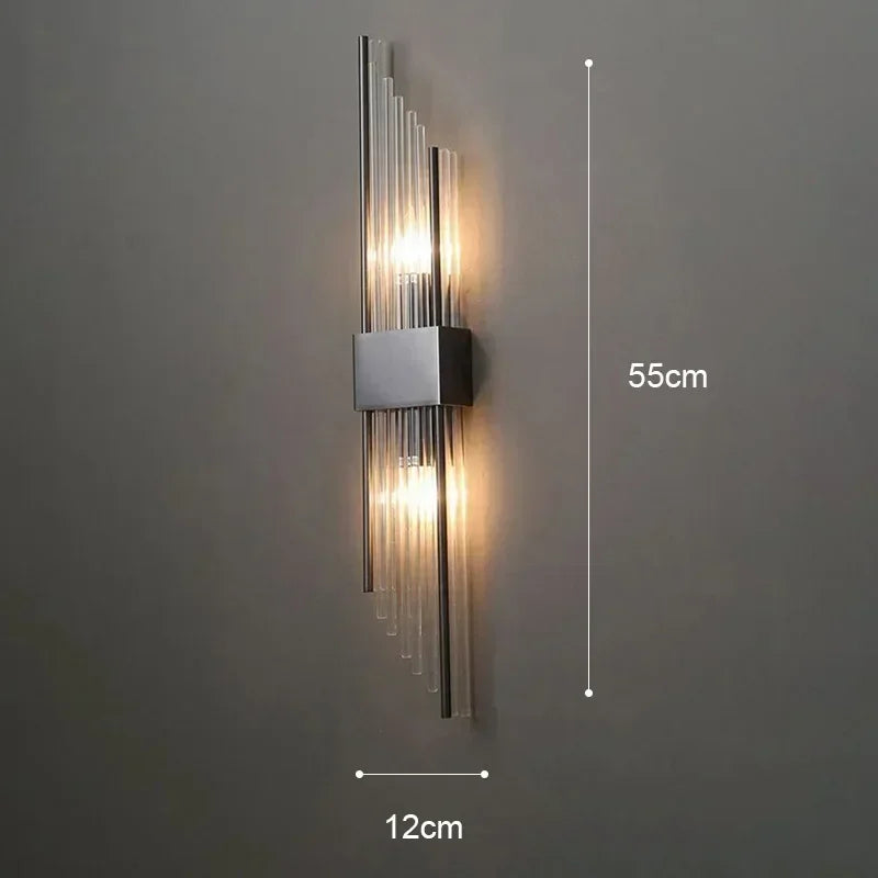 Luxury Wall Lamp Modern LED Gold Wall Light Indoor Lighting Wall Sconce Home Decor for Living Room Bedroom Bedside Stairs Lamps