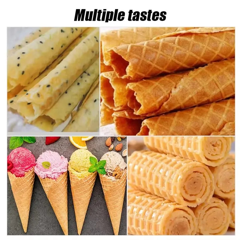 Heavy-Duty Nonstick Mold Pan for Eggs, Omelets, Waffles, Cakes, Ice Cream Cones, and Cookies - Available in 17cm and 20cm Sizes