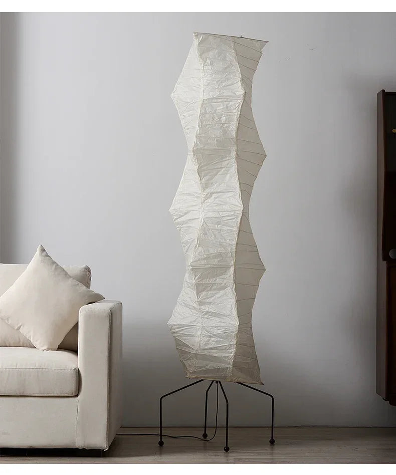 Akari Noguchi Lamp Yong Floor Lamp Japanese Designer LED Rice Paper Lantern Bedside Study Hotel Art Decor Standing Lamp