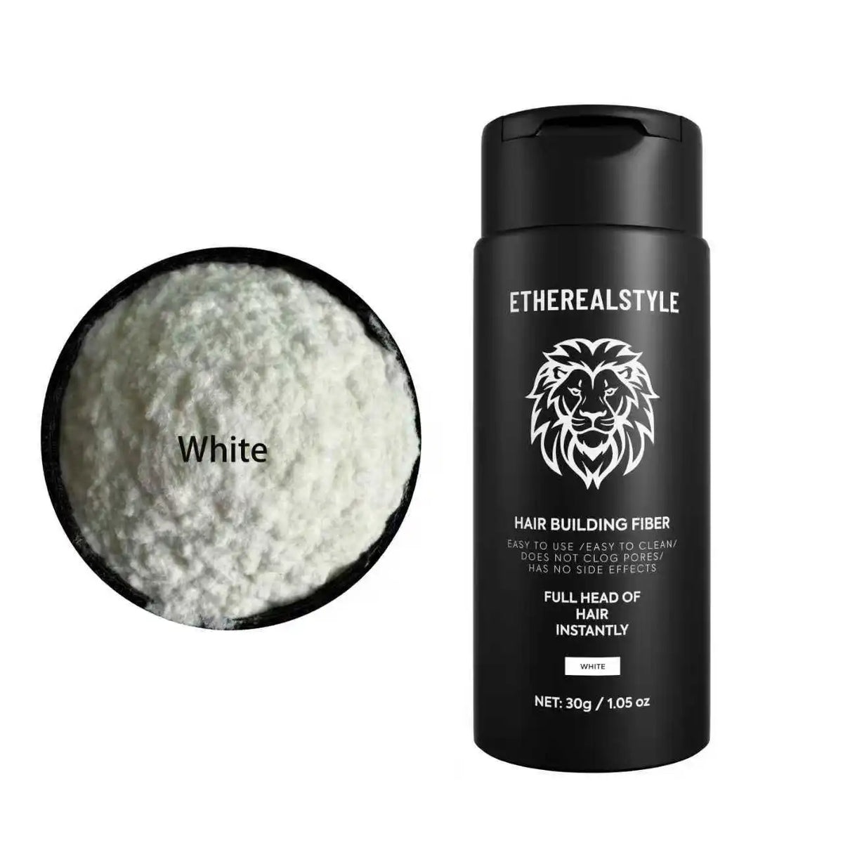 Hair Fiber Powder, 30 G. There Are 11 Colors Available for Selection, It Is a Natural Concealing Product