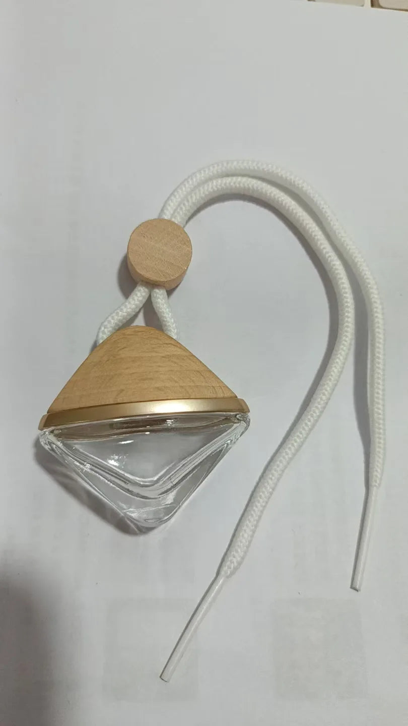 Perfume Bottle Glass Air Freshener Car Fragrance Ornament Pendant Hanging Mini Auto Ornament Essential Oils Diffuser Bottle