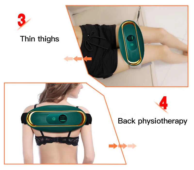 Slimming Machine Abdominal Massage Belt Anti-cellulite Massager Women Electric Belly Fat Burner for Body Massager Fat Removal