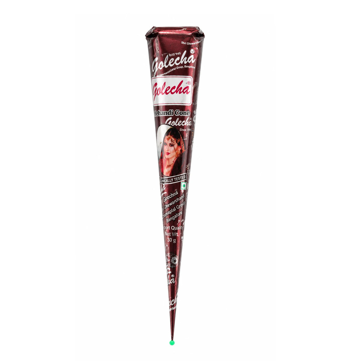 GOLECHA Brown Henna Tattoo Pigment Paste 30g For Faux Freckles Mehndi Body Art Temporary Tattoo Supplies Natural Skin Tint Cone