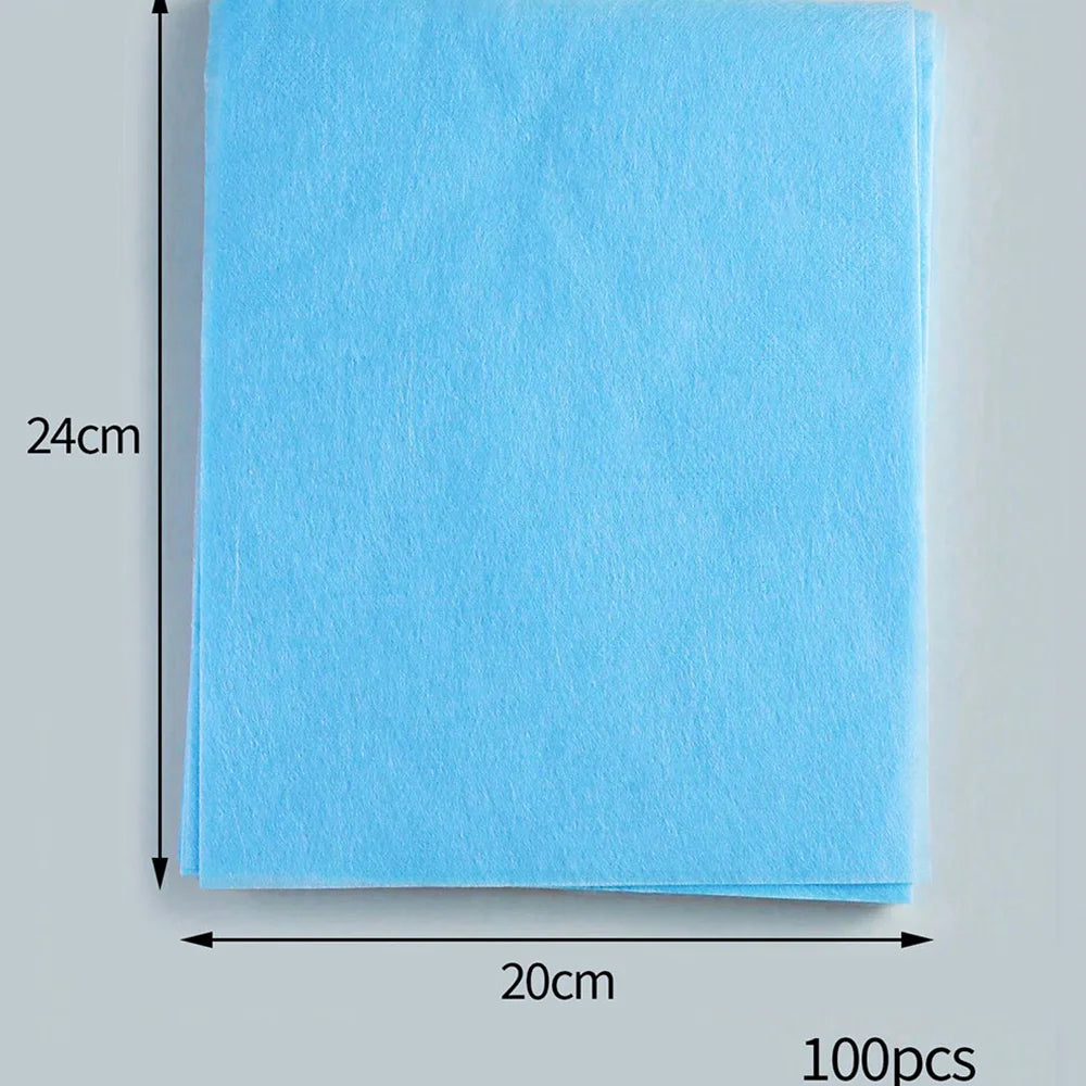 100Pcs Nail Vacuum Clean Collector Filter Paper Set 20*24cm Dustproof Replace Filters Disposable Manicure Machine Dust Accessory
