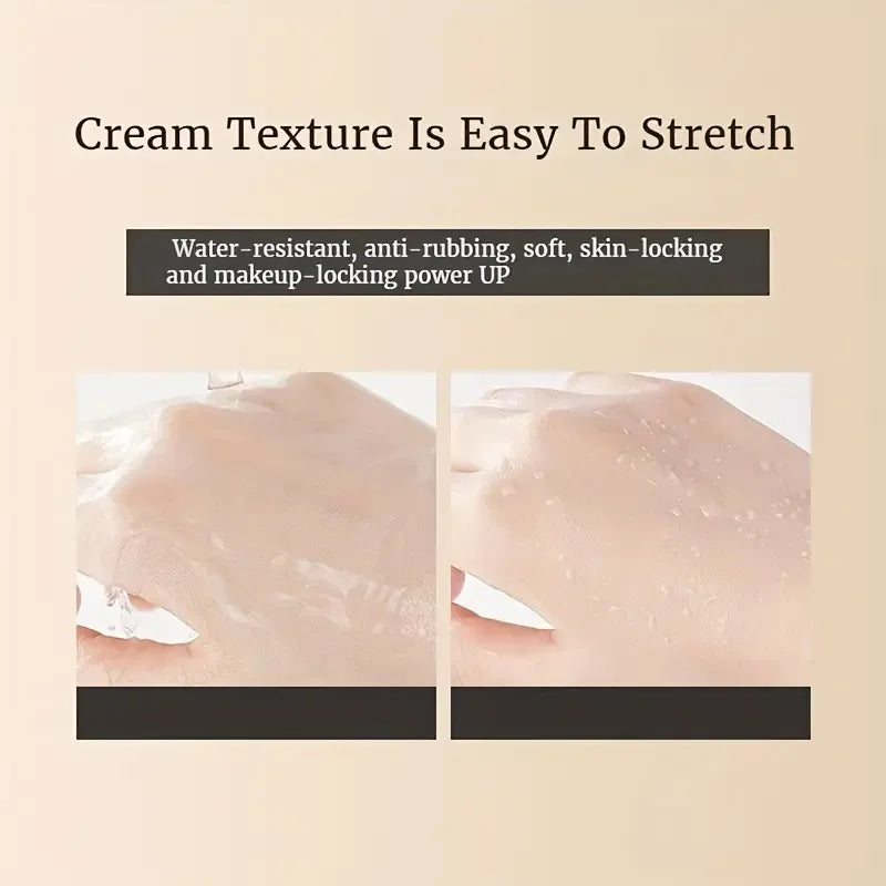 Waterproof BB Cream Full Coverage Concealer, Natural/Ivory  Long-Lasting Foundation Makeup,Oil Control,Even Skin Tone,Hide Pores