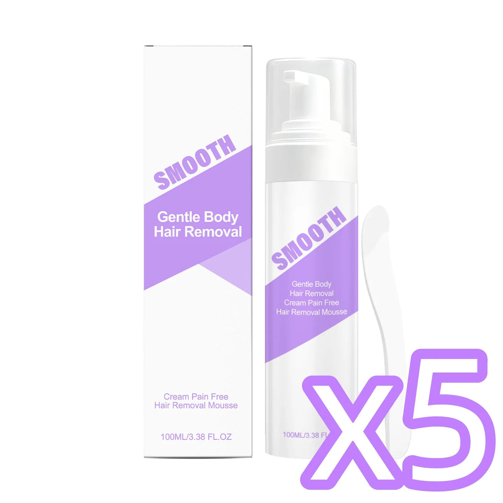 Hair Removal Mousse For Underarm Body Leg Sensitive Skin Fast-Acting Gentle Depilatory Soothing Painless Hair Removal Cream Set