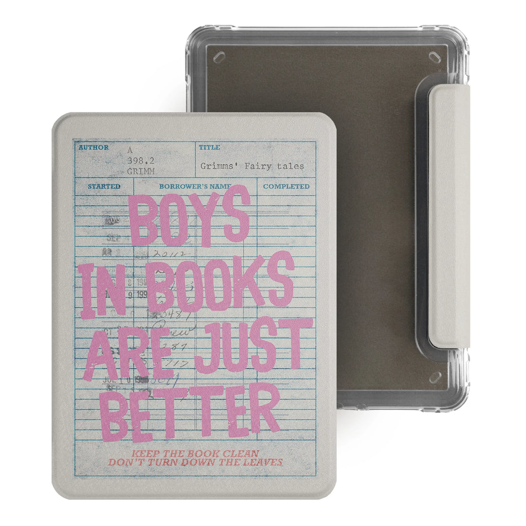 Murmole Library Checkout Card Magnetic Detachable Case for Kindle Paperwhite 12th Colorsoft 7" Kindle 11th 10th Basic Cover