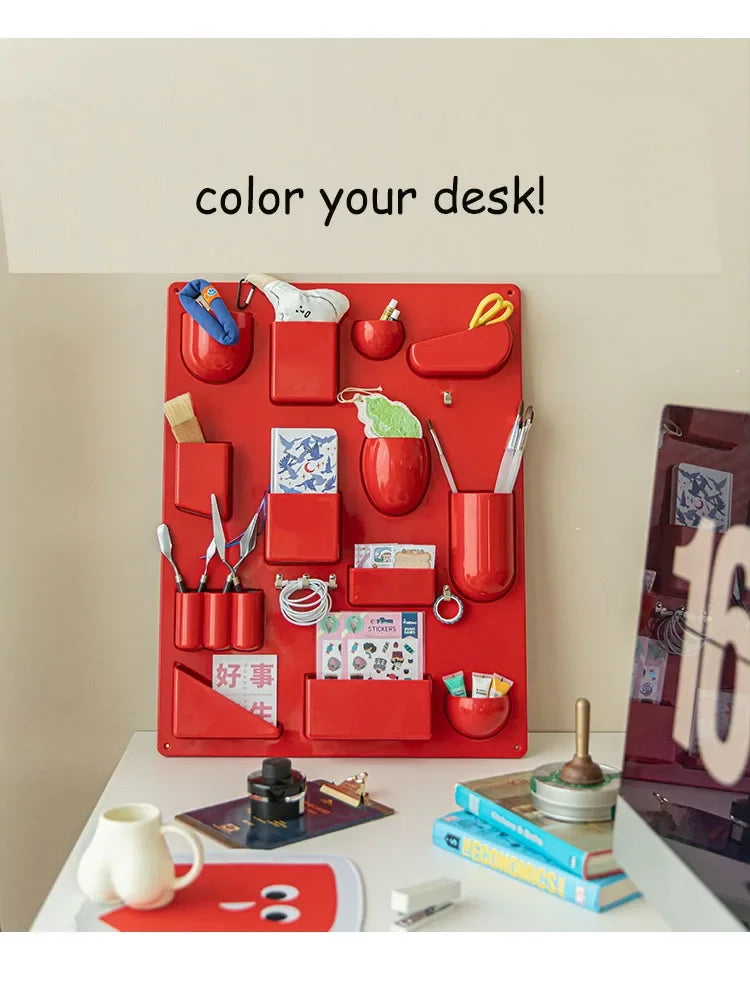 Wall Holder Offices Kitchens Organizer Desktop Shelf Nordic Wall Storage Rack Organiser For Workshops Bathrooms Children's Rooms