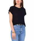 Women's Drop-Shoulder Short-Sleeve Sweater | Vince Camuto