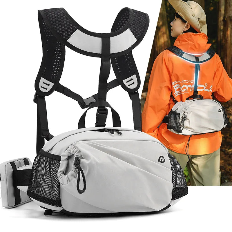 New Unisex Backpack Summer Outdoor Travel Waist Bag Multifunctional Lightweight Sports Cycling Chest Bag for Men and Women