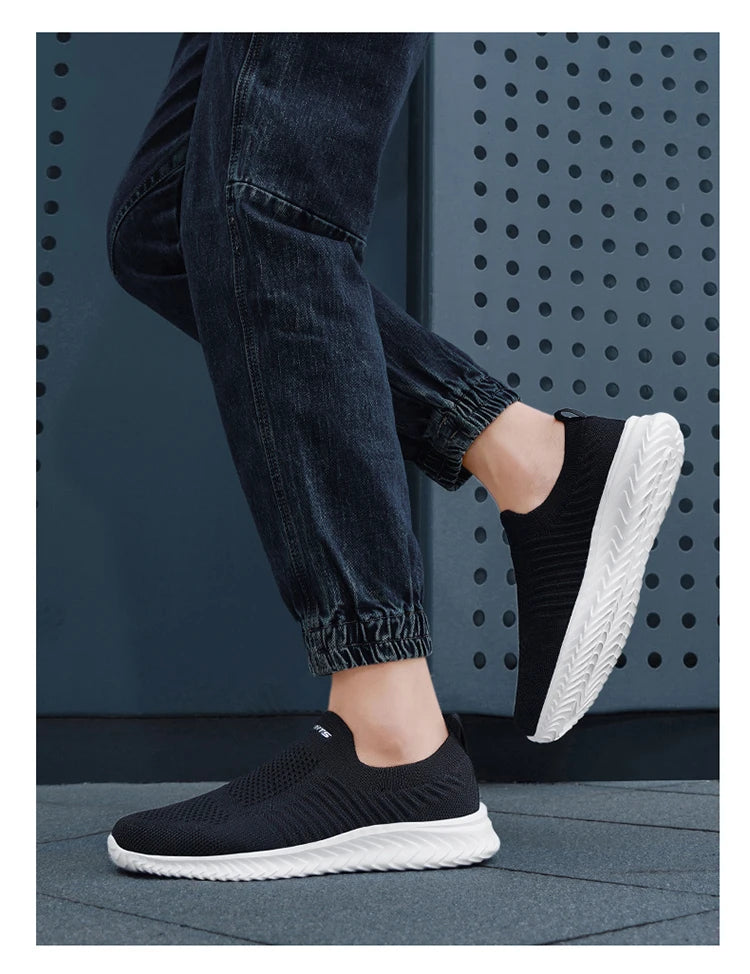 Men Vulcanize Shoes Mesh Men Shoes Lightweight Comfortable Men's Sneakers 2025 Autumn Fashion Slip on Flats Shoes Male Loafers
