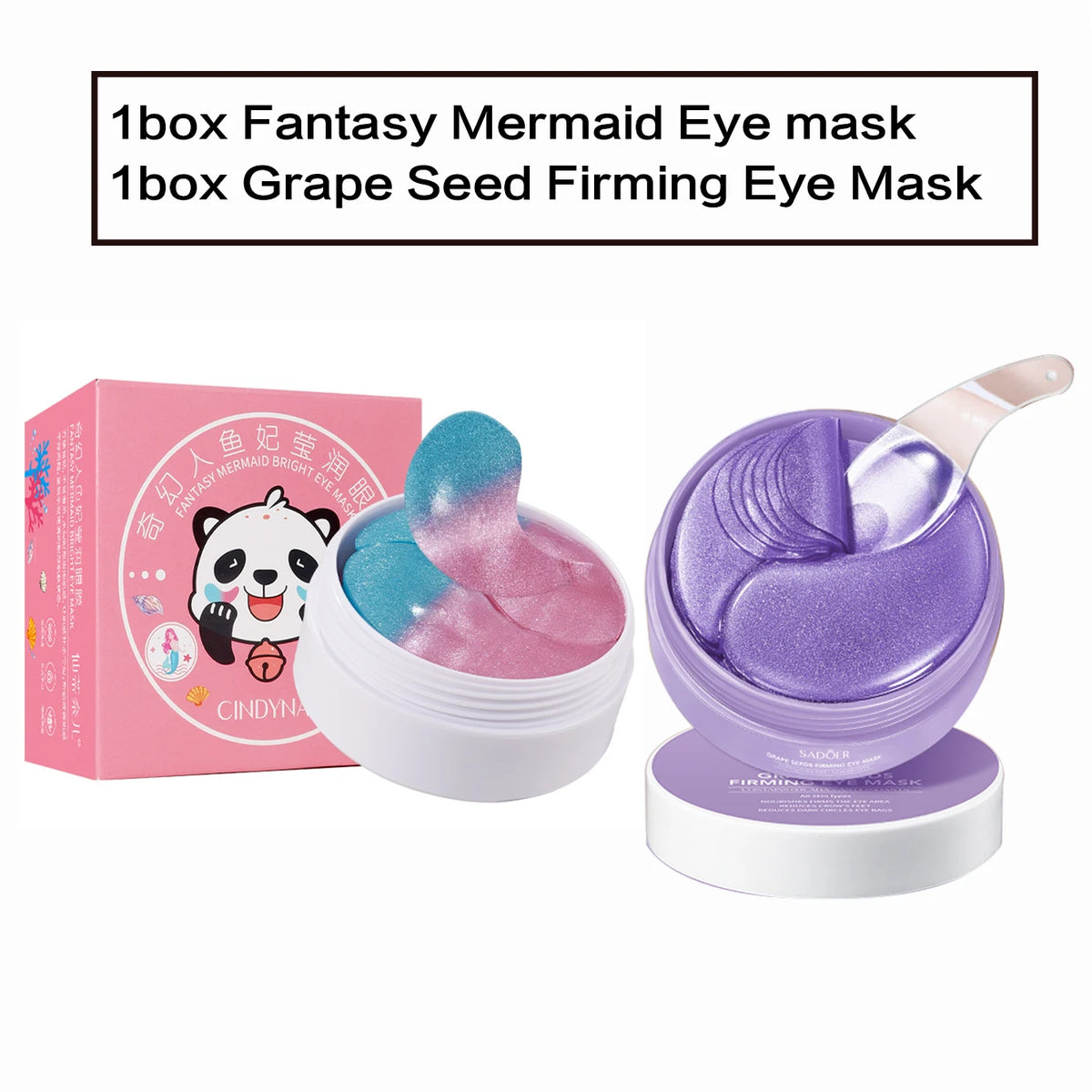 60 Pieces (30 Pairs) of Hydrating Eye Masks, Nourishing and Moisturizing the Skin Around the Eyes, Making the Skin Around the Eyes Smooth and Soft, Exquisite Eye Masks with a Two-Tone Design