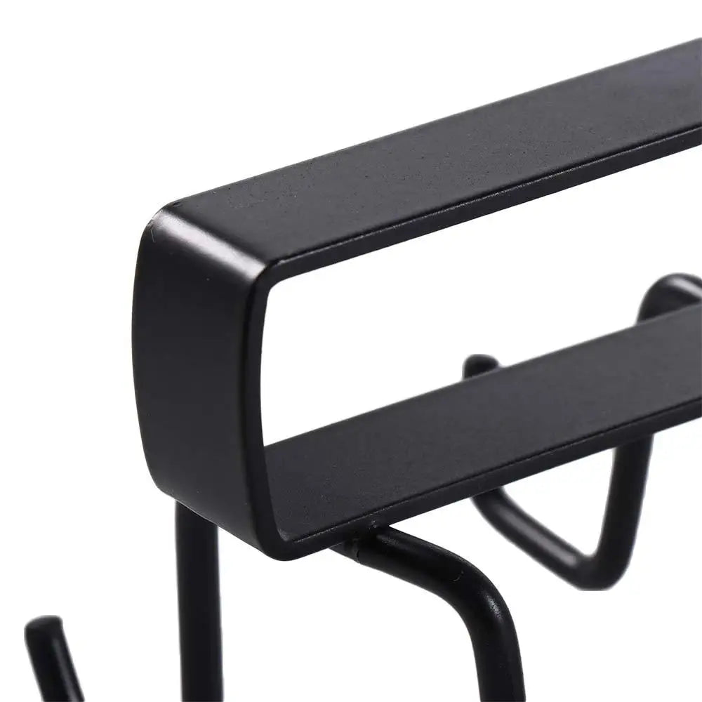 1 PCS Multifunctional Kitchen Organizer High Quality Double-row Cabinet Hook Durable Hanging Cup Holder