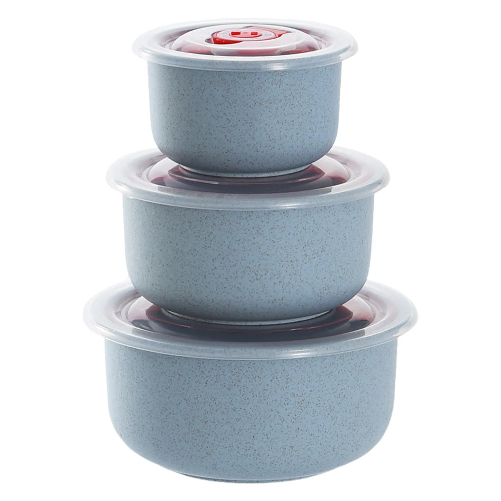 3pcs Lunch Box set Food Storage Containers with Lids Microwave Storage Containers for Storing Fruits Vegetables