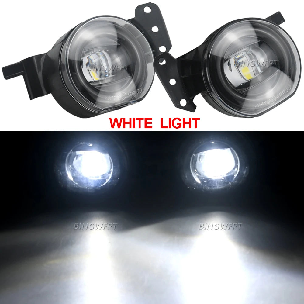 NEW Fog Lights For BMW E60 E90 E63 E46 323i 325i 525i Headlight Headlights Fog Light LED Fog Lamps Lens Foglights Accessories