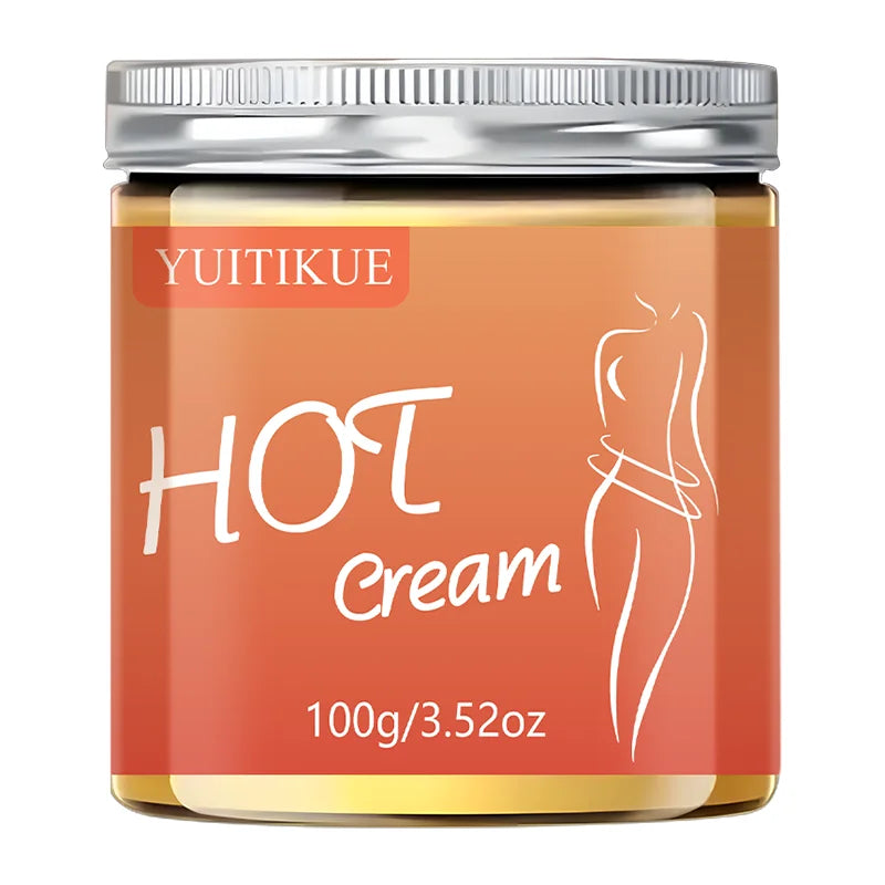YUITIKUE 100g Hot Heating Firming Body Cream Deep Massage Lotion Boost Skin Elasticity Shape Waist Leg Butt Body Care