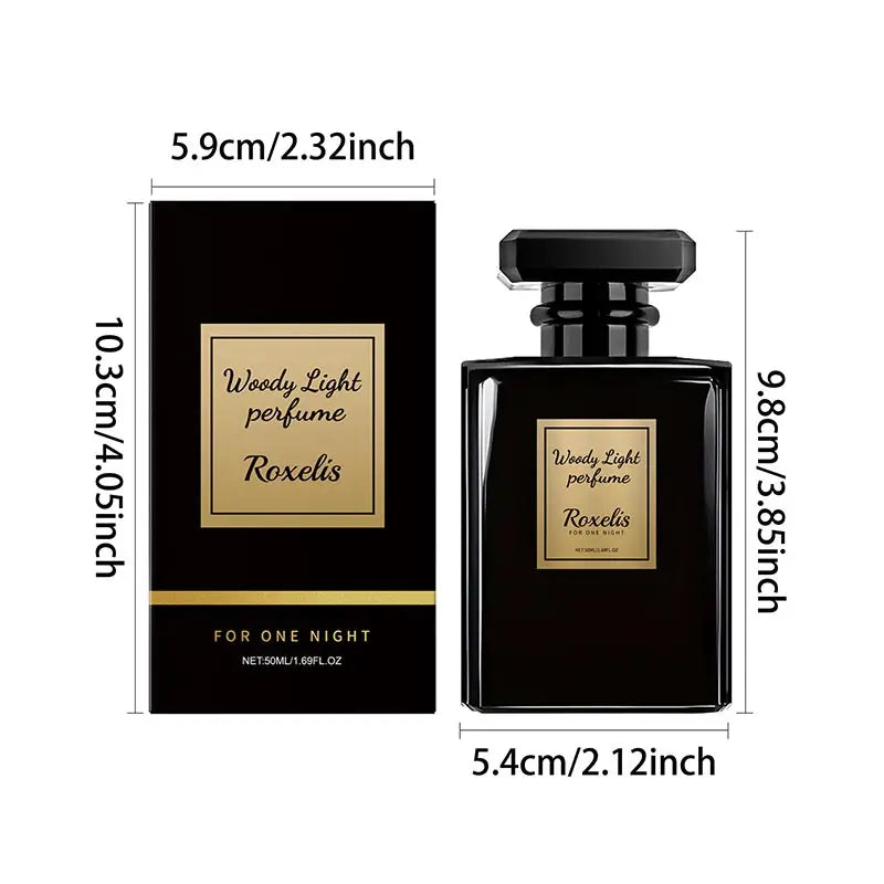 Classic High-end Men's Perfume  Men's Lasting Scent Couples Date Eau De Parfum Exudes Captivating Charm Fresh Sandalwood Vanilla