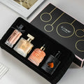 Women’s Perfume Gift Set of 4 Long Lasting Floral Woody Fragrances 105ml Elegant Captivating Scent Collection Perfect Gift