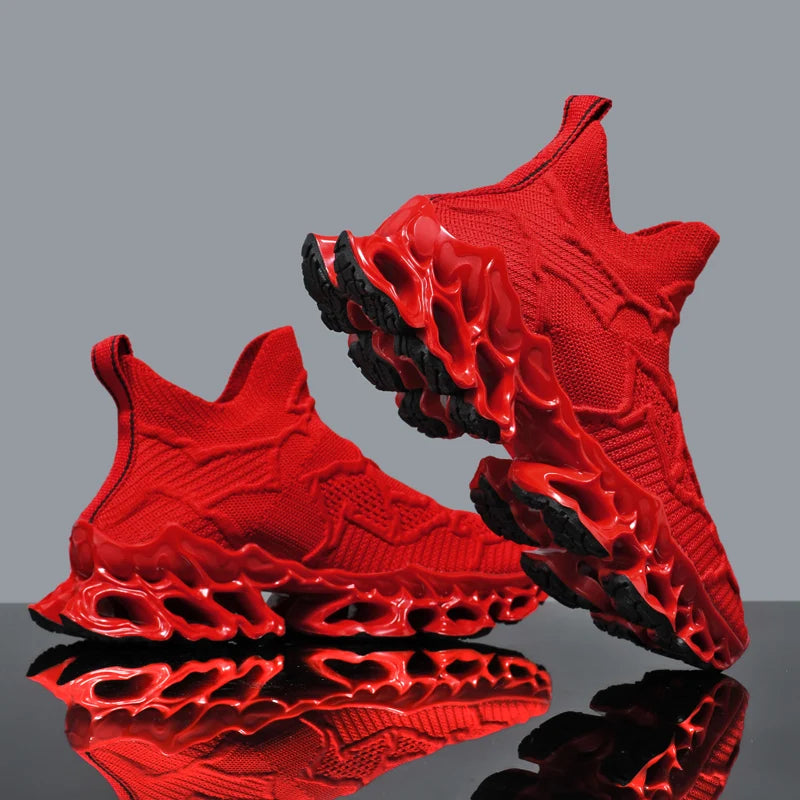 Men's Casual Sneakers Breathable Luxury Trainer Race Shoes Fashion Loafers Running Shoes for Male Comfortable Tenis