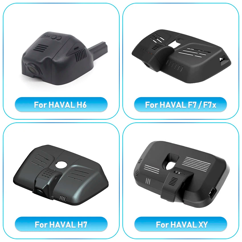 Plug and Play Dash Cam Car DVR UHD Video Recorder Camera For HAVAL H6 H7 F7 F7x H9 H3 DARGO Jolion GWM POER 4K Dashcam USB Port