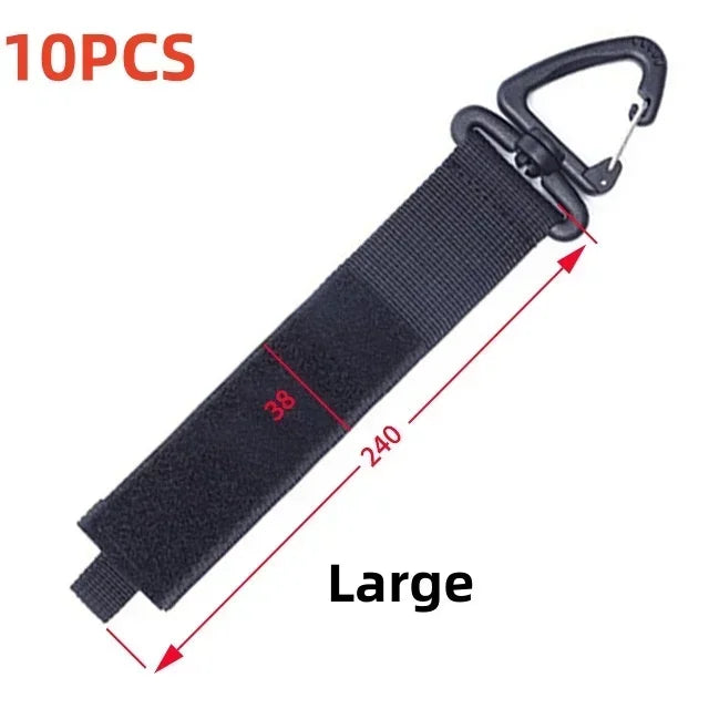 10/5/1PCS Rotate Buckle Wire Manager Power Cord Management Nylon Heavy Cord Storage Straps for Cable Hoses Car Organizer Holder