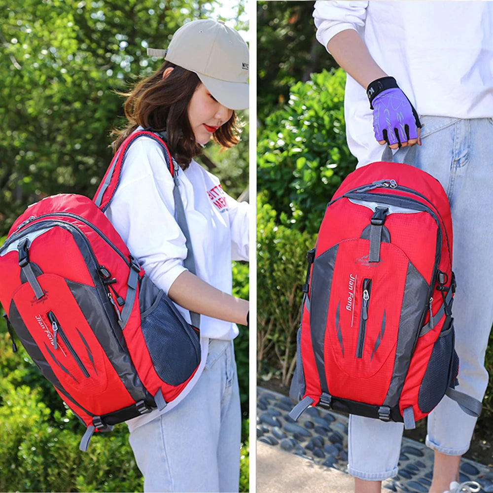 1Pcs Large Capacity 40L Hiking Backpack Lightweight Waterproof Foldable, Outdoor Camping Trekking Travel Bagpack