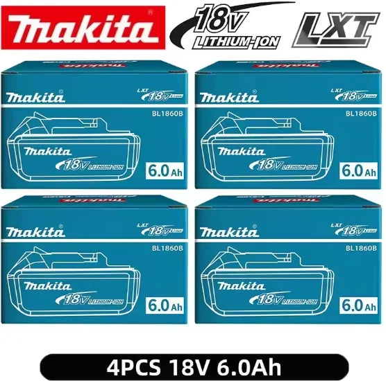 100% Authentic Makita 6.0AH18V Battery, Makita 18V tools battery for Makita 18v BL1860B BL1850B BL1840 BL1830 BL1815