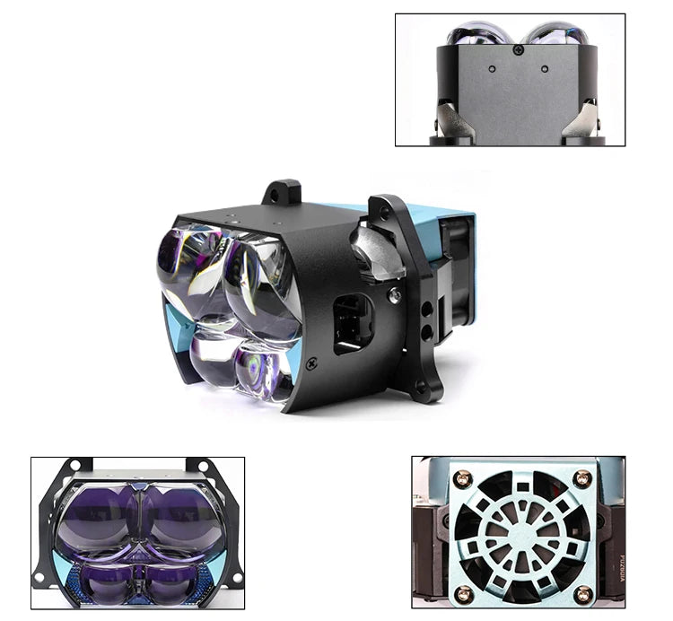YINDING100W 3.0-inch LED five lens car light 6000K, motorcycle off-road LED light, modified car parts car LED headlights