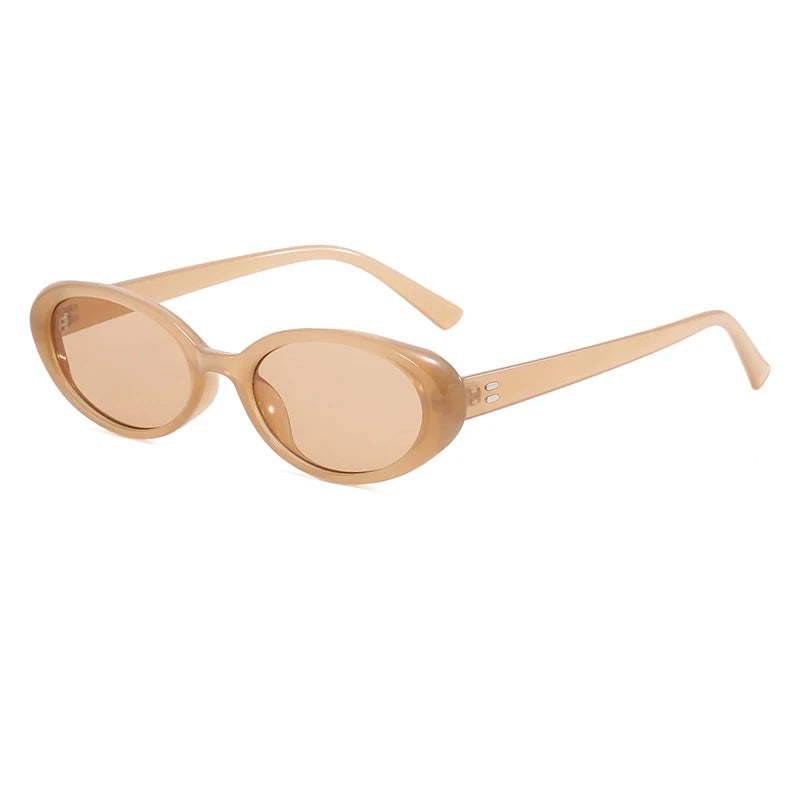 4pcs/7pc Small Oval Sun Glasses Vintage Oval Sunglasses 2024 Men Small Oval Sun Glasses Retro Fashion Women Sun Glasses Oculus ﻿