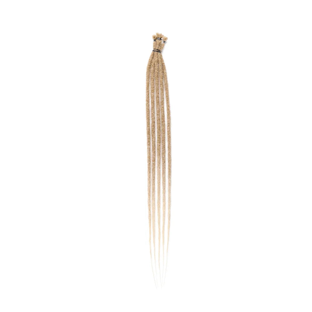 Synthetic Dreadlock Extensions Crochet Dreads 5 Strands 24 Inch Ombre blonde Dreads extensions  Human-Like Hair Loc Extensions