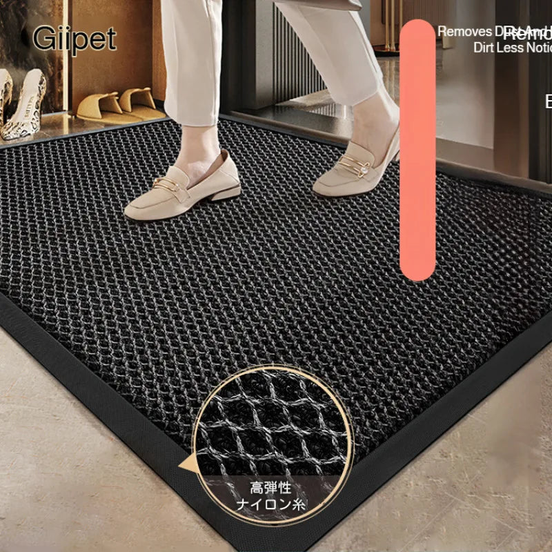 Villa door super soft non-slip floor mat outdoor hotel shopping mall entrance door floor mat elastic non-slip entrance door