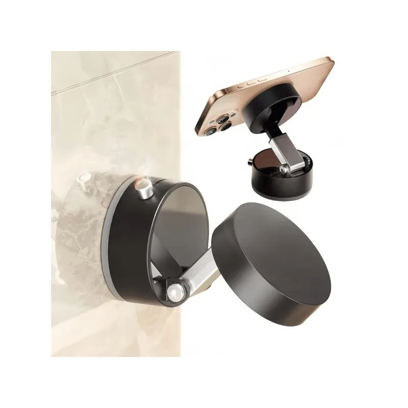 Y330 Foldable Magnetic Vacuum Suction Phone Holder Double Sided Suction Cup Car Bracket Portable Lazy Phone Stand for Home Car ﻿