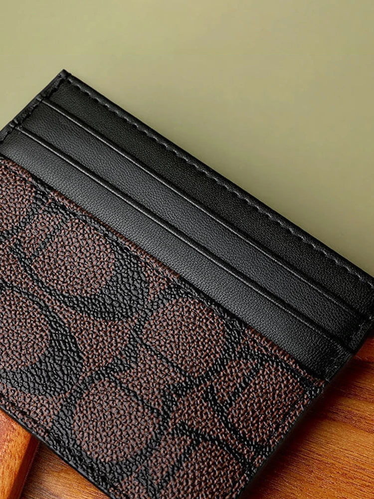 1pc RFID Blocking Card Holder, Slim & Luxury PU for Women, Multi-Slot for Cards & Cash, Compact Wallet, ID Holder, Gift Idea