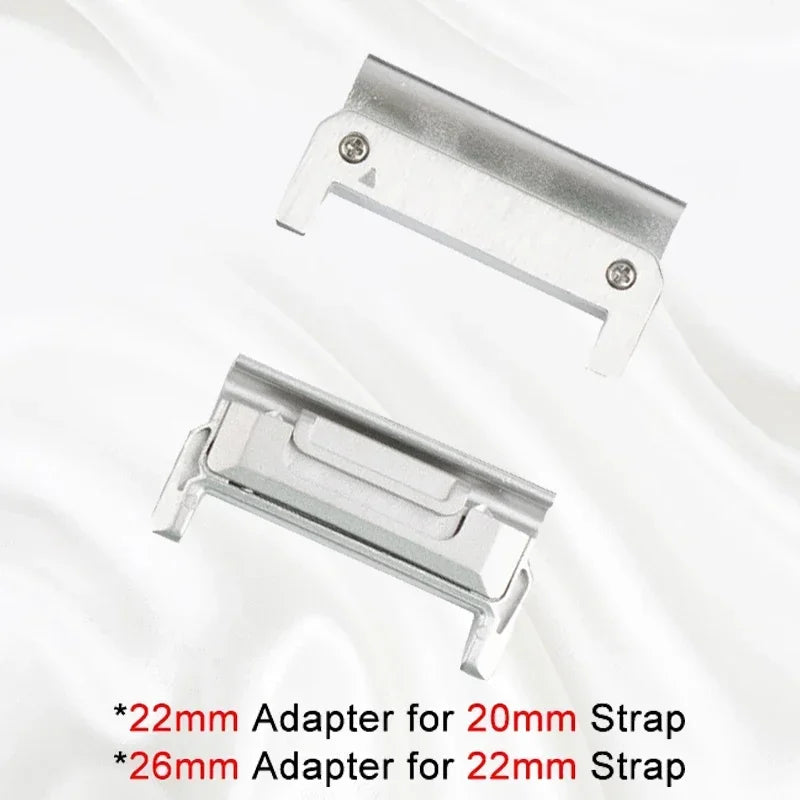 26 22 20mm Quick Fit Metal Adapter For Garmin Fenix 5s/5/5X/5XPlus/6s/6/6X Pro/7/7x/Forerunner945 Watch Easyfit Buckle Connector